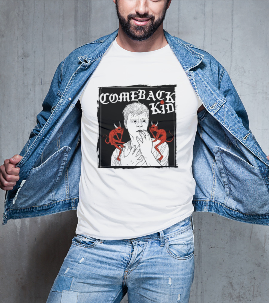 Comeback Kid Grey The Wrong Side Store Unique Artistic T-Shirt