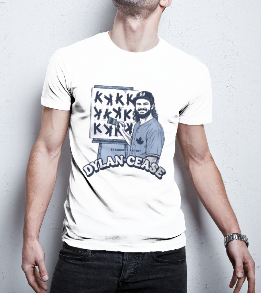 Dylan Cease Strikeout Artist Happy Little K's Baseball Painting T-Shirt