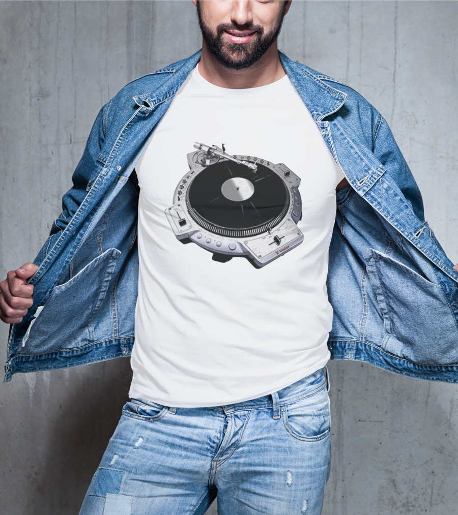 Vestax QFO Turntable Professional DJ Equipment Scratch Mixing T-Shirt