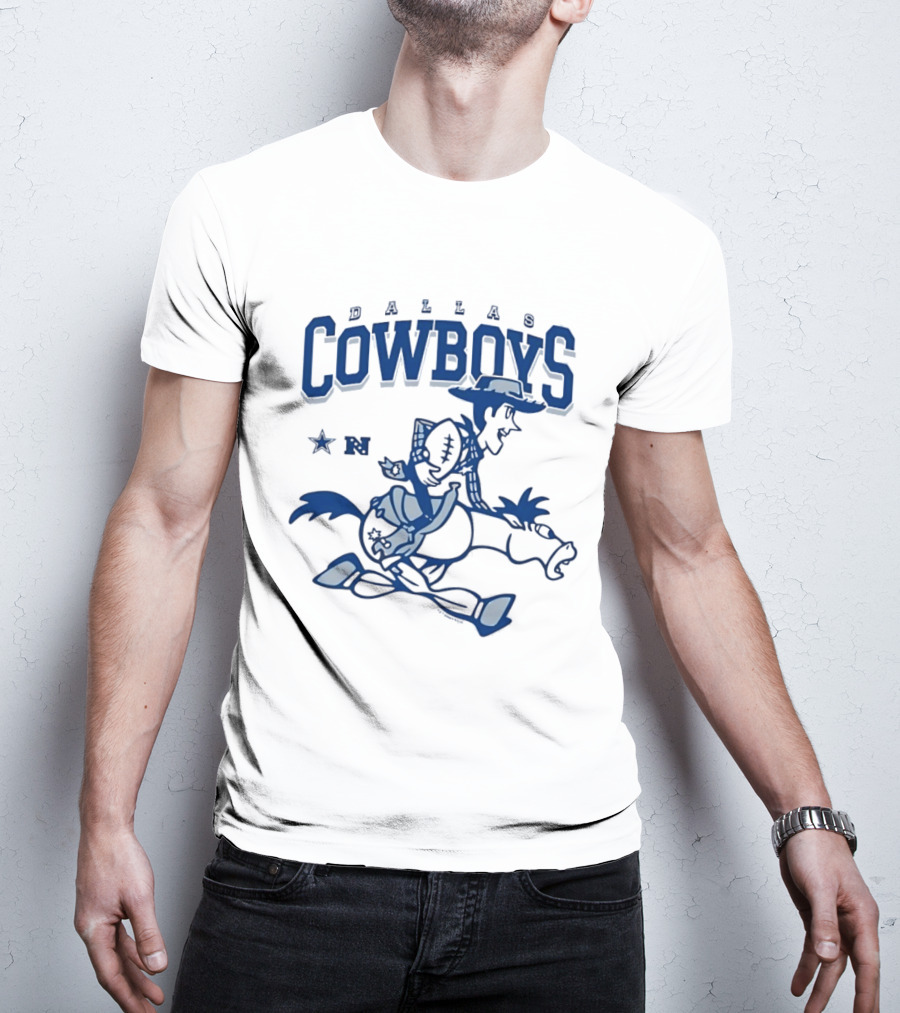 Woody Bullseye Dallas Cowboys Disney Mashup NFC Football T-Shirt