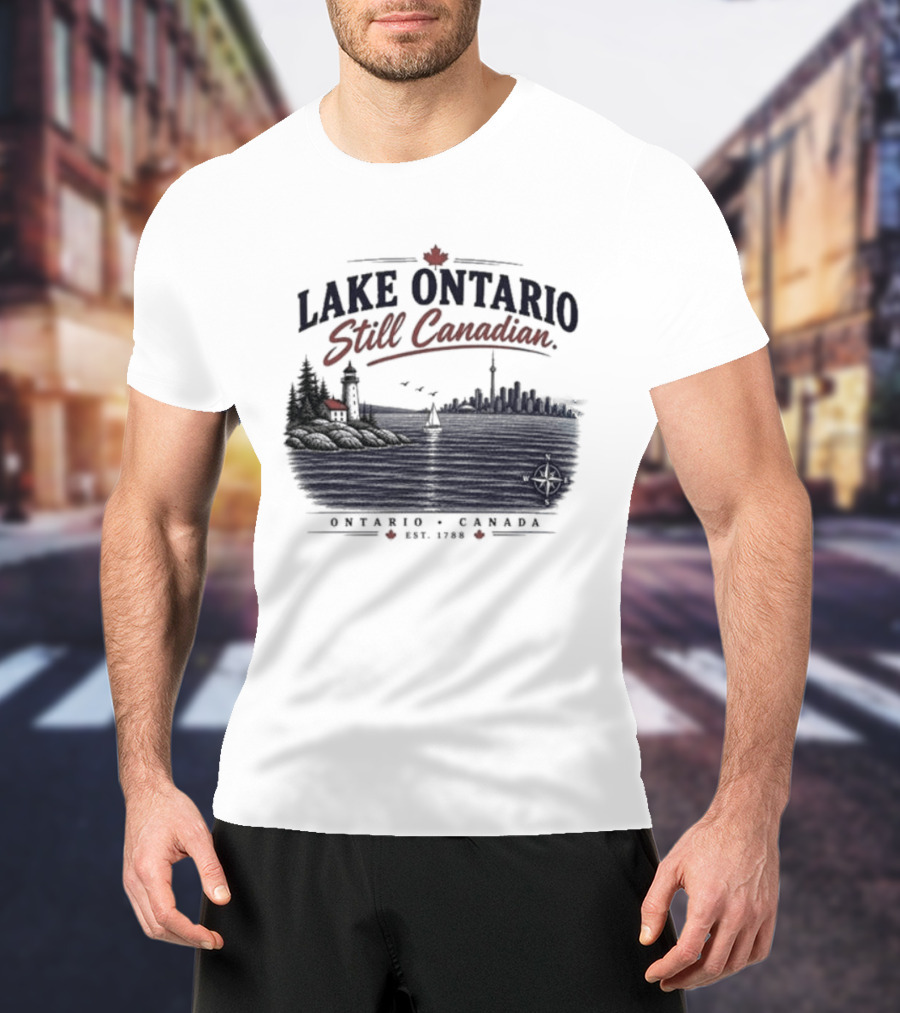 Lake Ontario Still Canadian Classic Canada Since 1812 T-Shirt