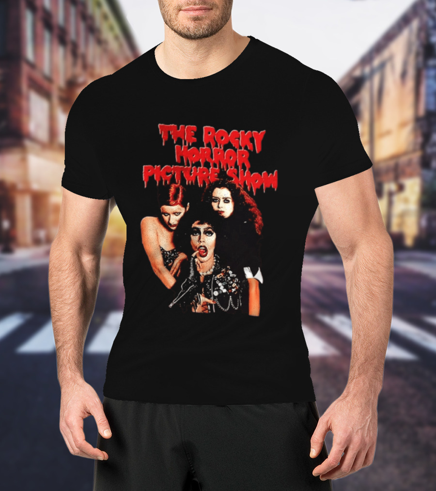 The Rocky Horror Picture Show Dr Frank N Furter Columbia Magenta T-Shirt