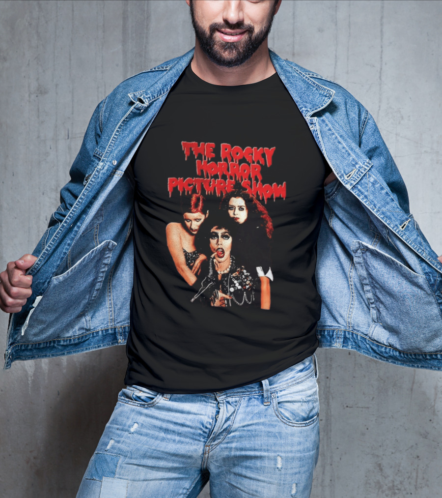 The Rocky Horror Picture Show Dr Frank N Furter Columbia Magenta T-Shirt