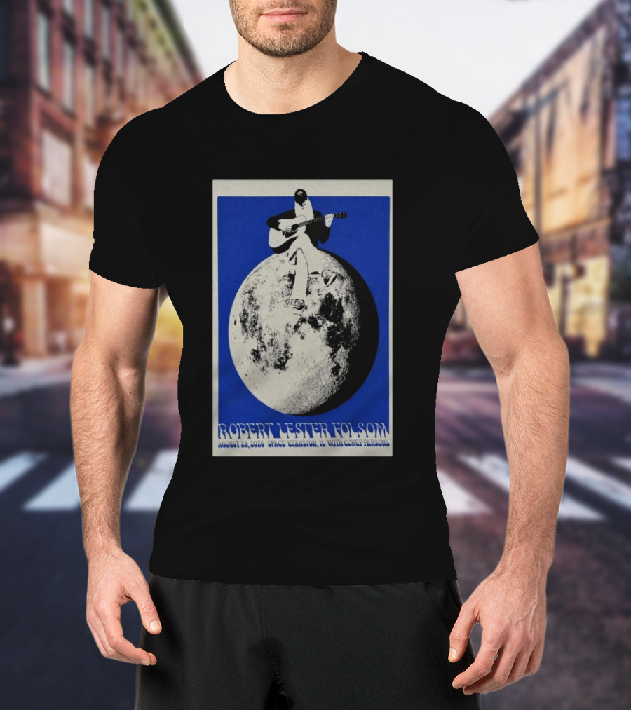 Robert Lester Folsom August 29 2026 Evanston IL Space Concert With Corey Parsons T-Shirt