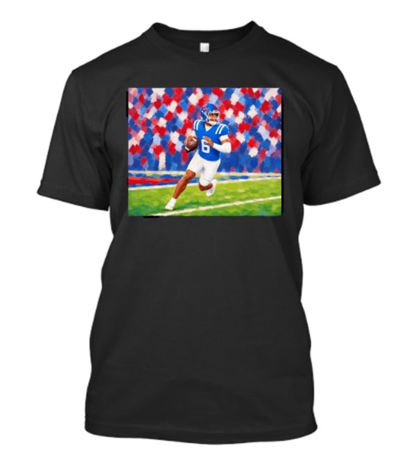 Trinidad Chambliss Quarterback No 6 University Of Mississippi Football T-Shirt