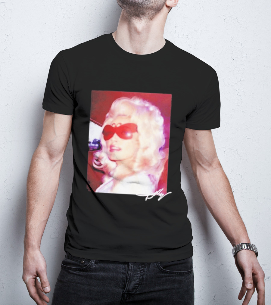 Dolly Parton Iconic Vintage Style With Red Sunglasses T-Shirt