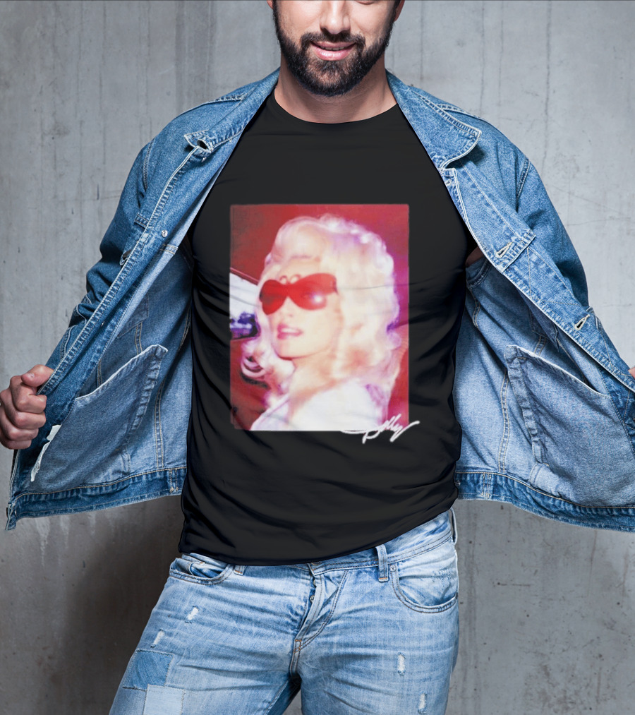 Dolly Parton Iconic Vintage Style With Red Sunglasses T-Shirt