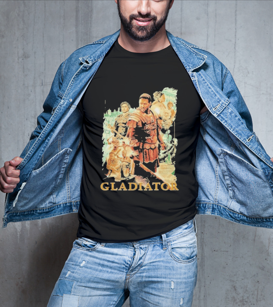 Gladiator Maximus Collage Russell Crowe Roman Warrior Epic T-Shirt