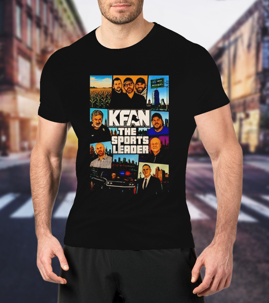 KFAN The Sports Leader Radio Personalities Illustrated T-Shirt