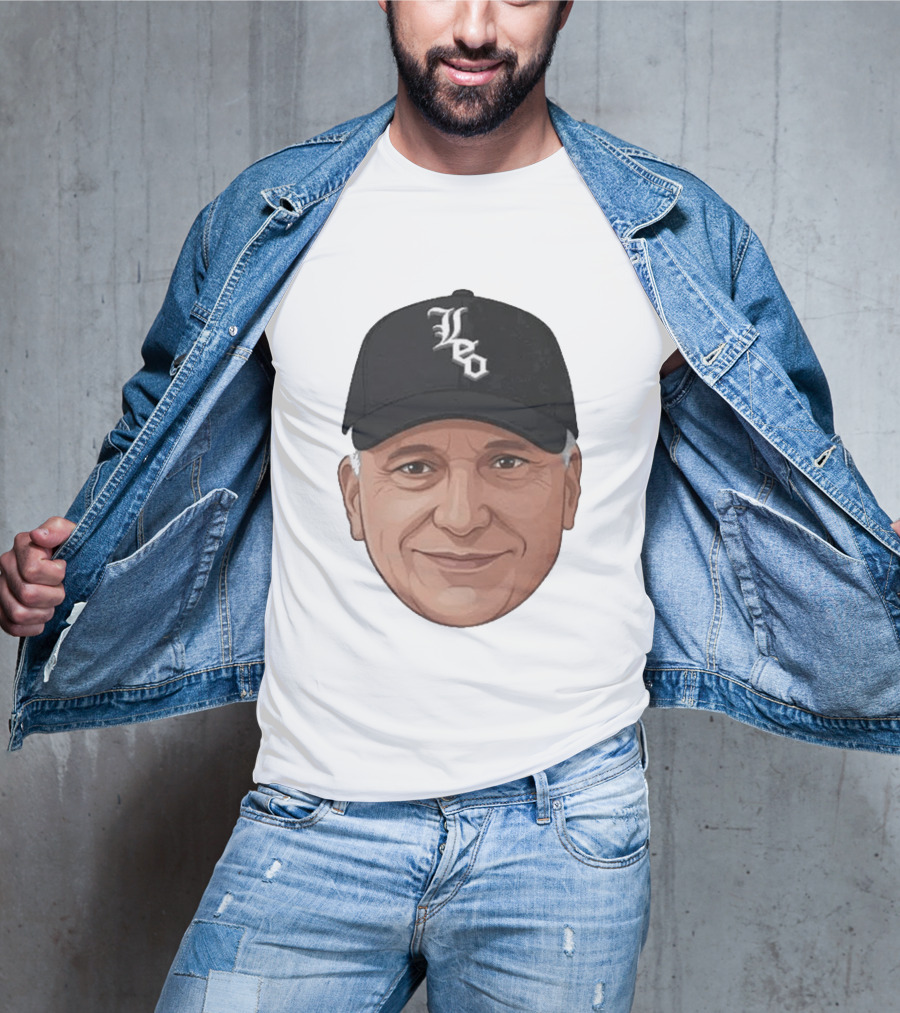 Pope Leo Face Cap Chicago White Sox T-Shirt