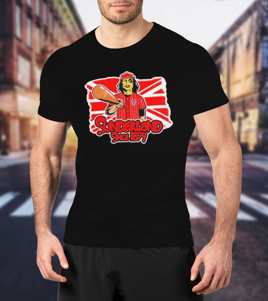 Sunderland Since 1879 Warrior Football Soccer Union Jack T-Shirt