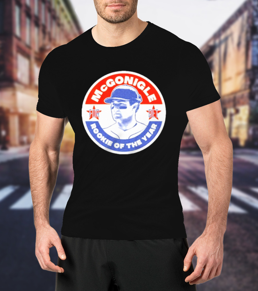 Kevin McGonigle Rookie Of The Year Detroit Baseball Stars T-Shirt