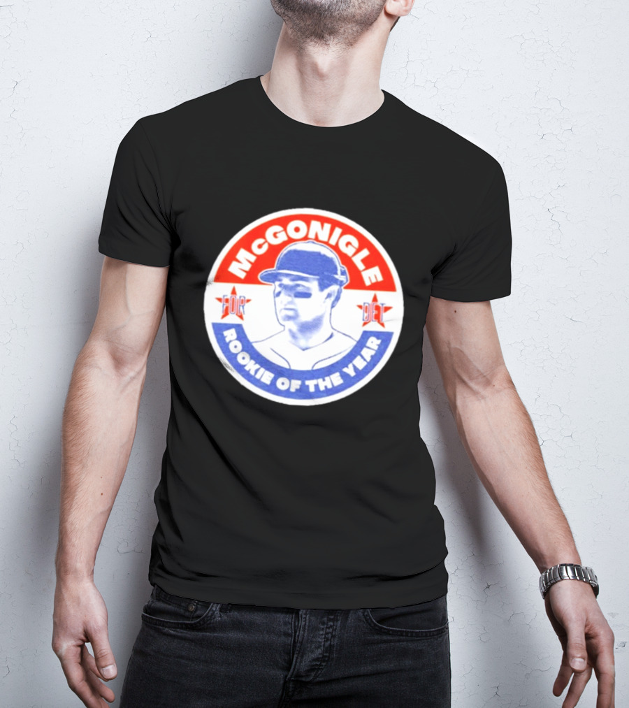 Kevin McGonigle Rookie Of The Year Detroit Baseball Stars T-Shirt