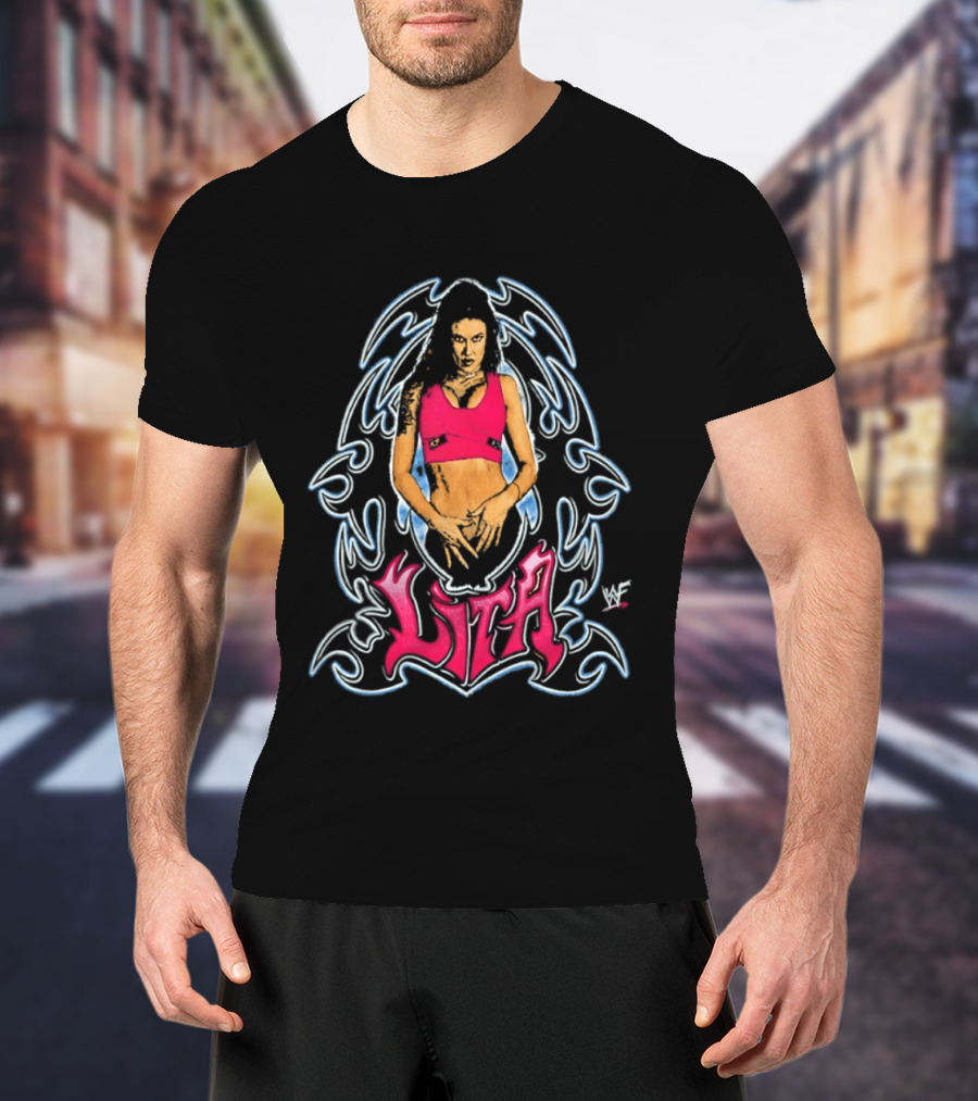 Lita WWF WWE Attitude Era Iconic Wrestling Legend T-Shirt