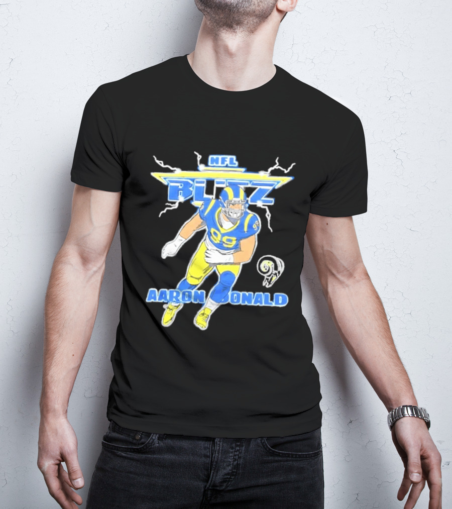 NFL Blitz Aaron Donald Los Angeles Rams 99 T-Shirt