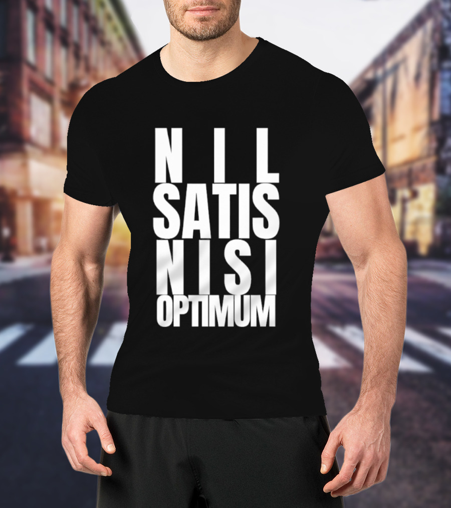 Everton FC Nil Satis Nisi Optimum Motto T-Shirt