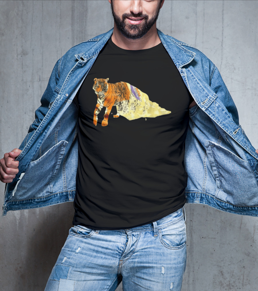 FedEx Tiger Wrapped In Distressed Envelope Packaging Vintage Aesthetic T-Shirt