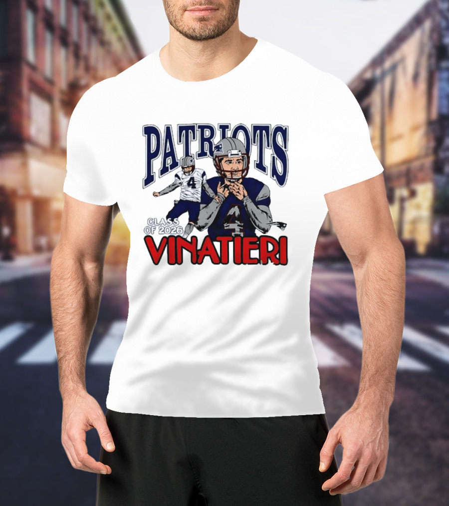 Patriots Vinatieri Class Of 2026 T-Shirt