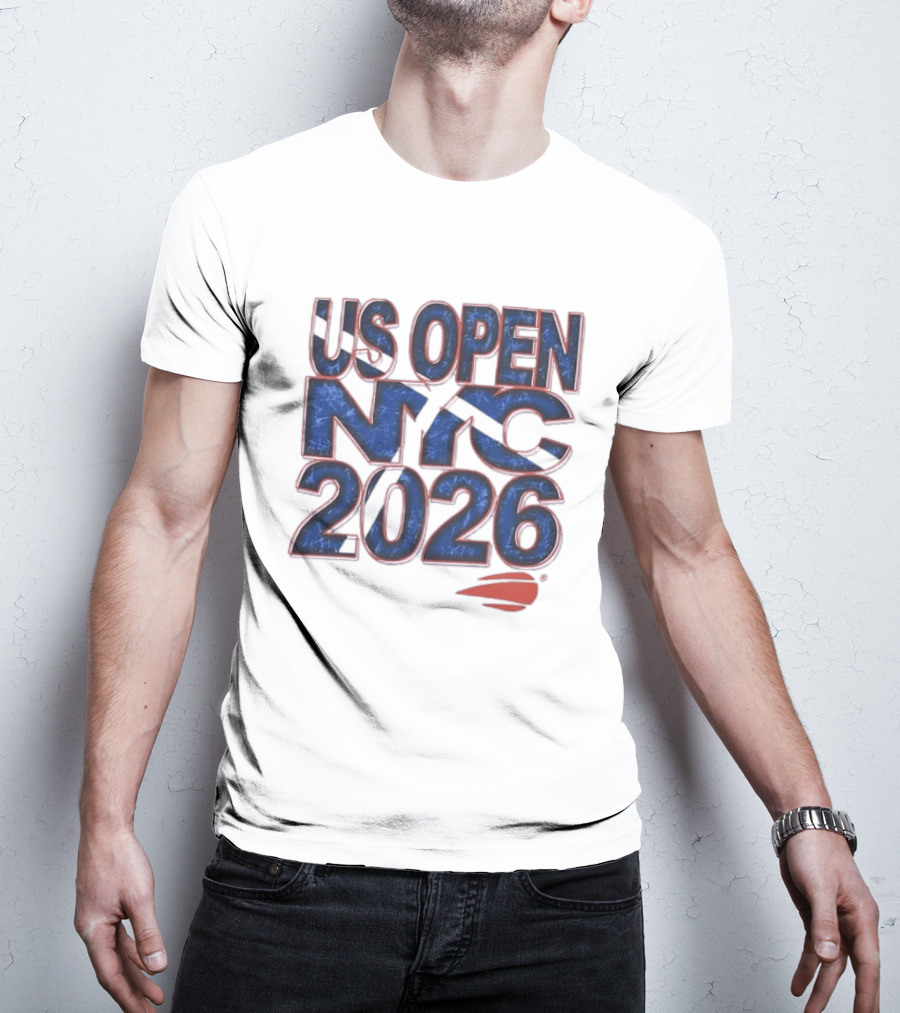 US Open NYC 2026 Tennis New York City Distressed T-Shirt
