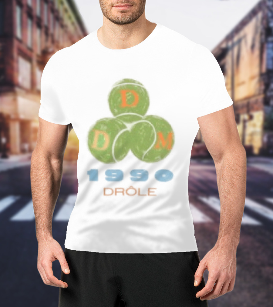 Droles De Monsieur 1990 DDM Tennis Balls T-Shirt