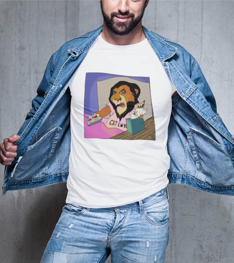 Scar From The Lion King Cat Love Scar Tissue Humor Meme T-Shirt