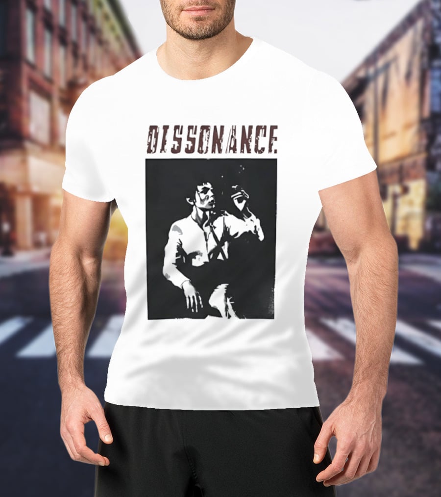 Dissonance Bruce Lee Distressed T-Shirt