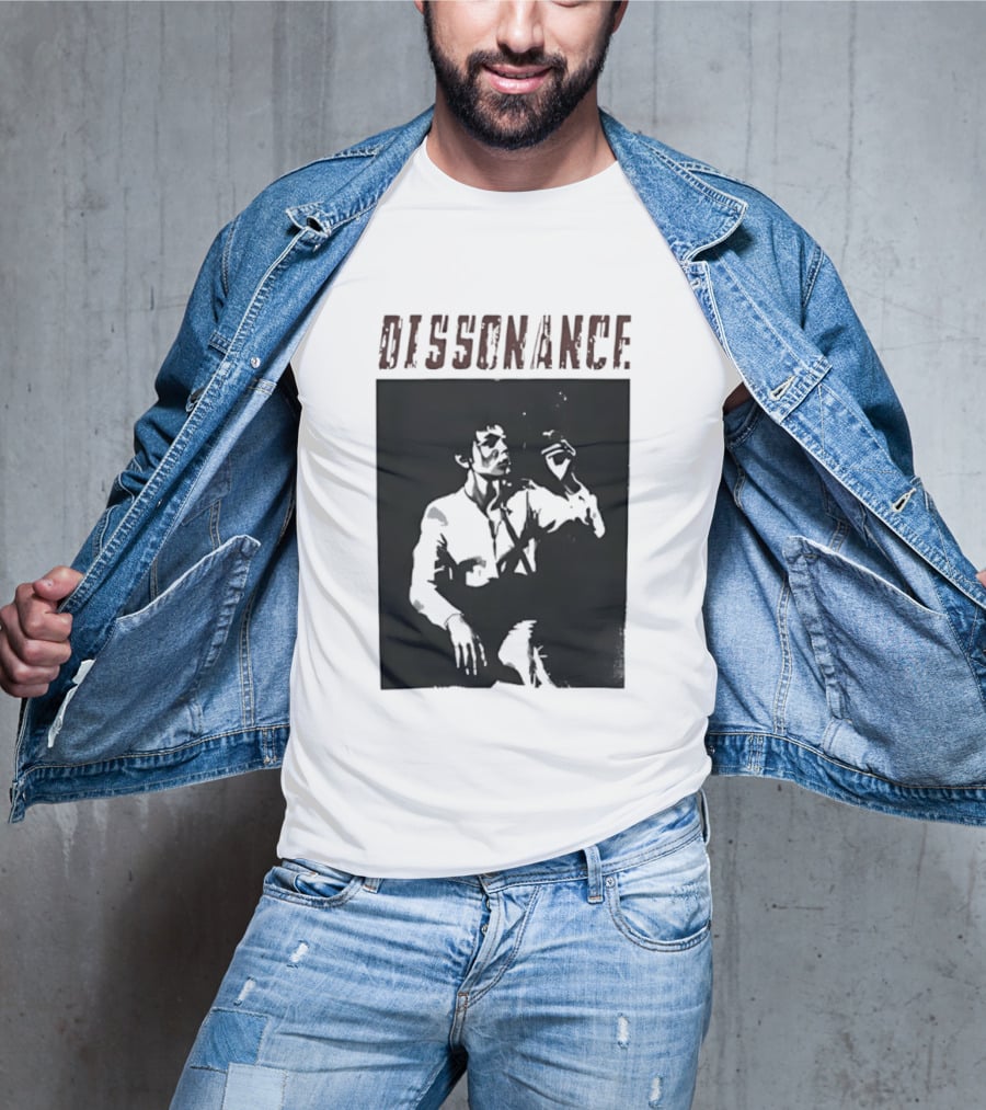 Dissonance Bruce Lee Distressed T-Shirt