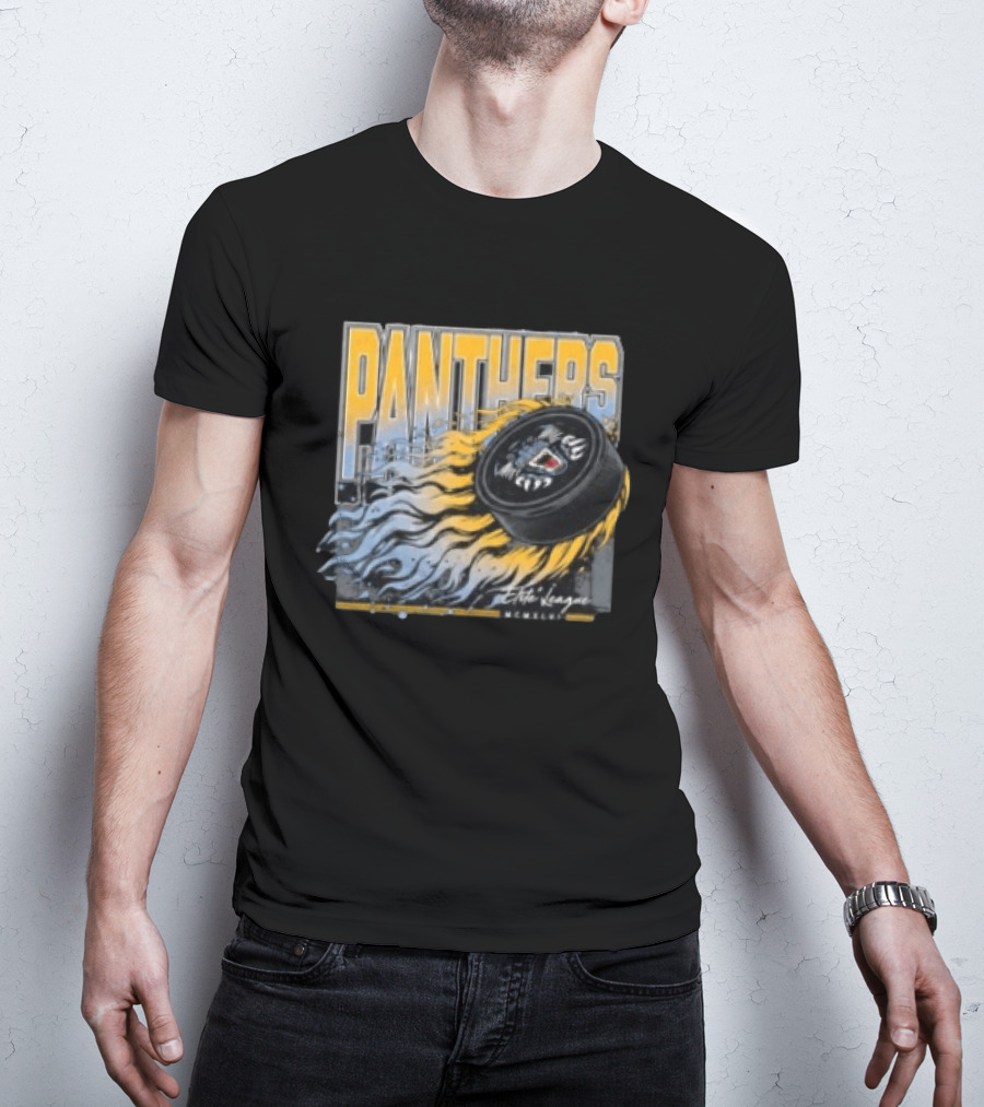 Panthers Store 26 27 Puck Elite League T-Shirt