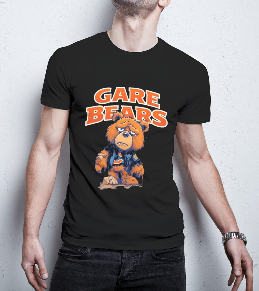 Gare Bears Sad Bear Chicago Bears Football T-Shirt