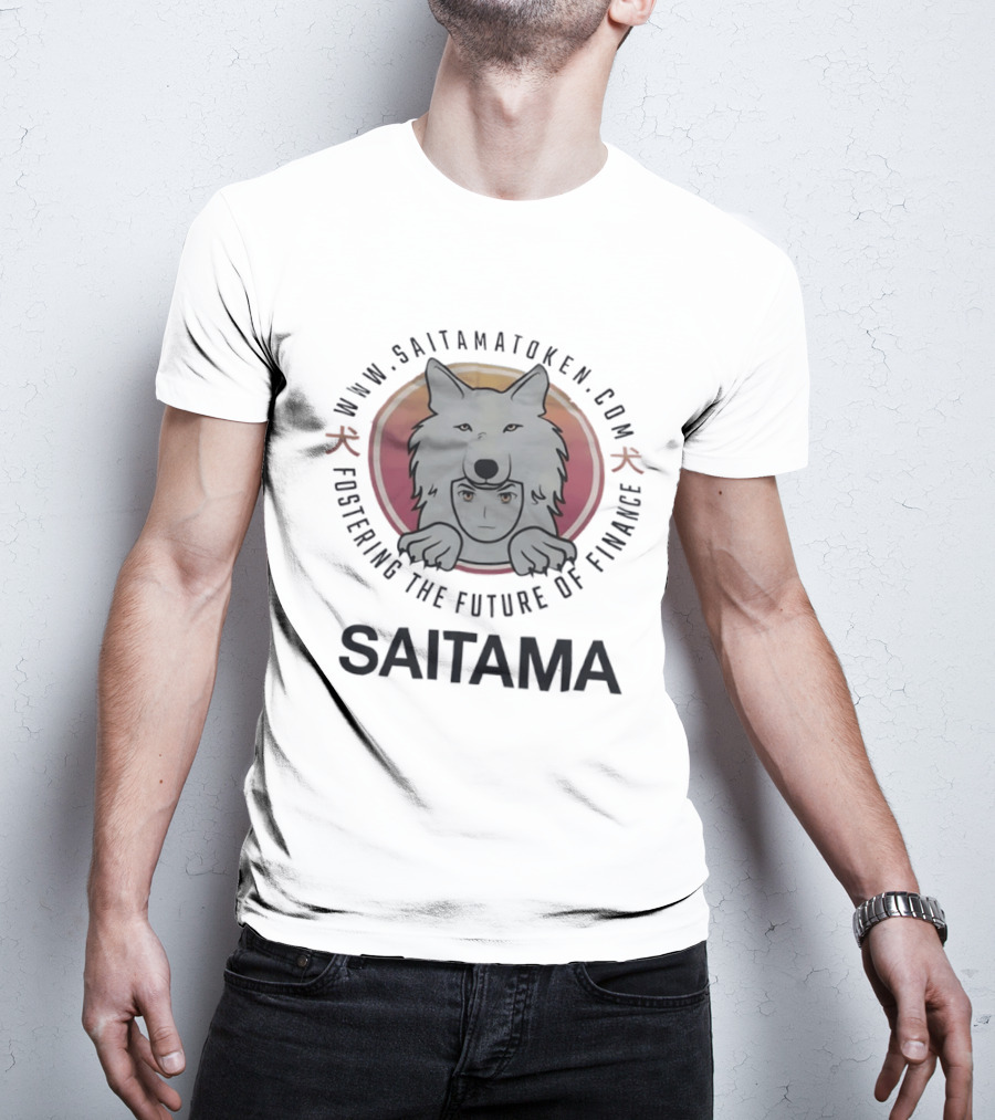 SaitamaToken Fostering The Future Of Finance Wolf Head T-Shirt