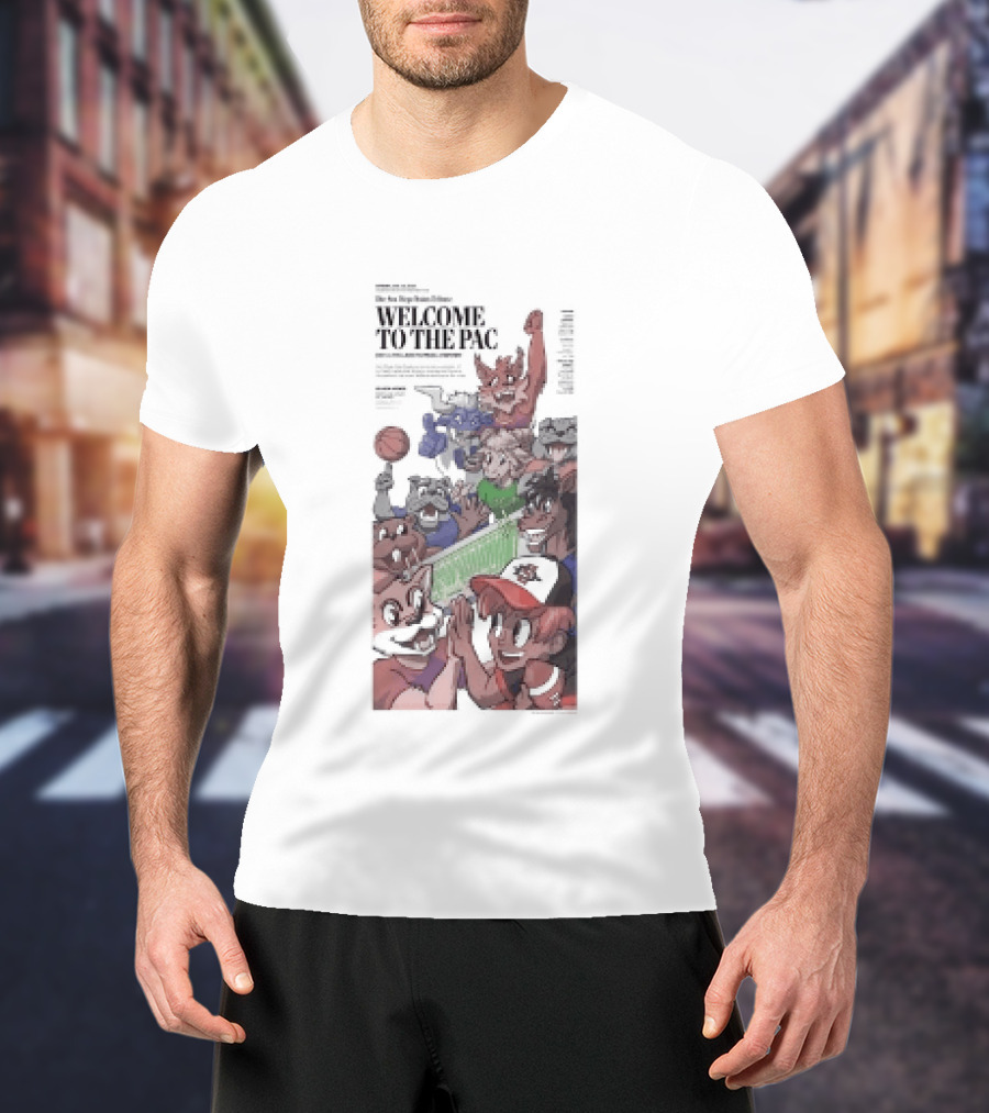 Welcome To The Pac San Diego State Aztecs College Football Preview Balloon Fiesta T-Shirt