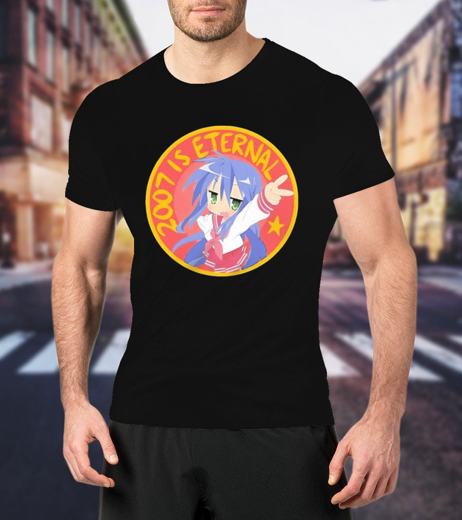 Konata Izumi 2007 Is Eternal Lucky Star Anime T-Shirt