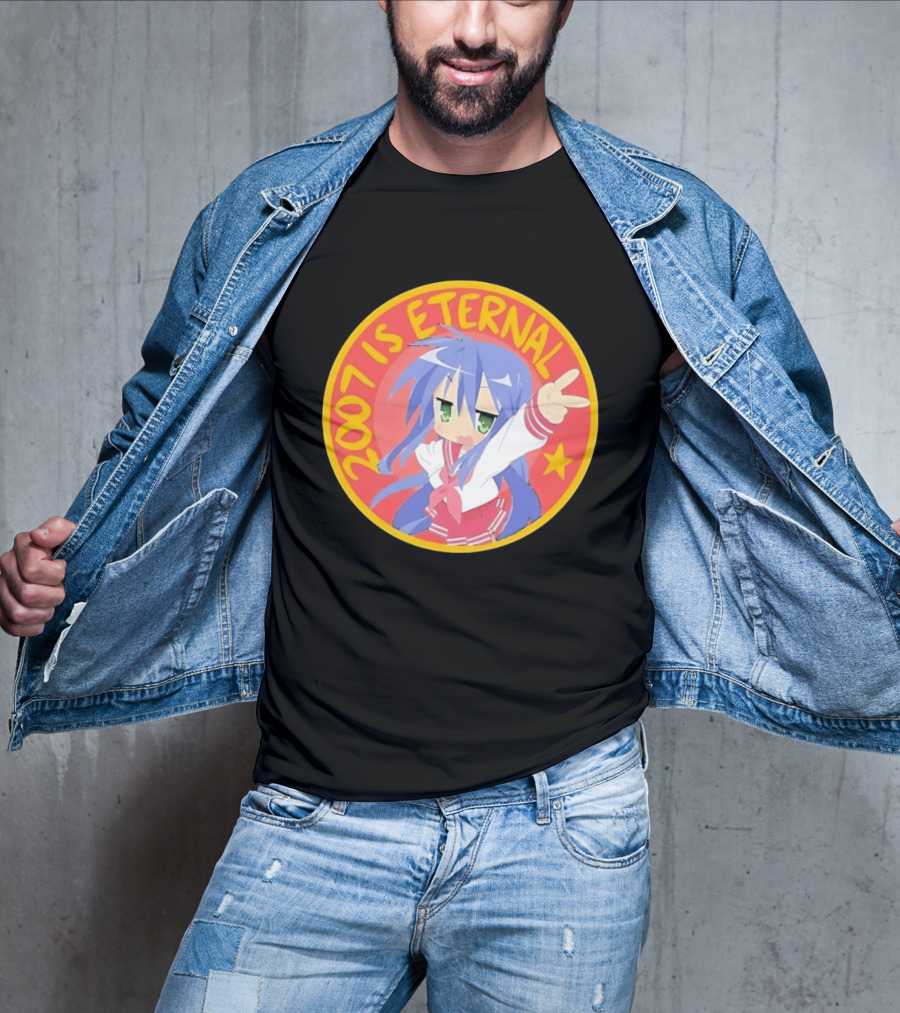 Konata Izumi 2007 Is Eternal Lucky Star Anime T-Shirt