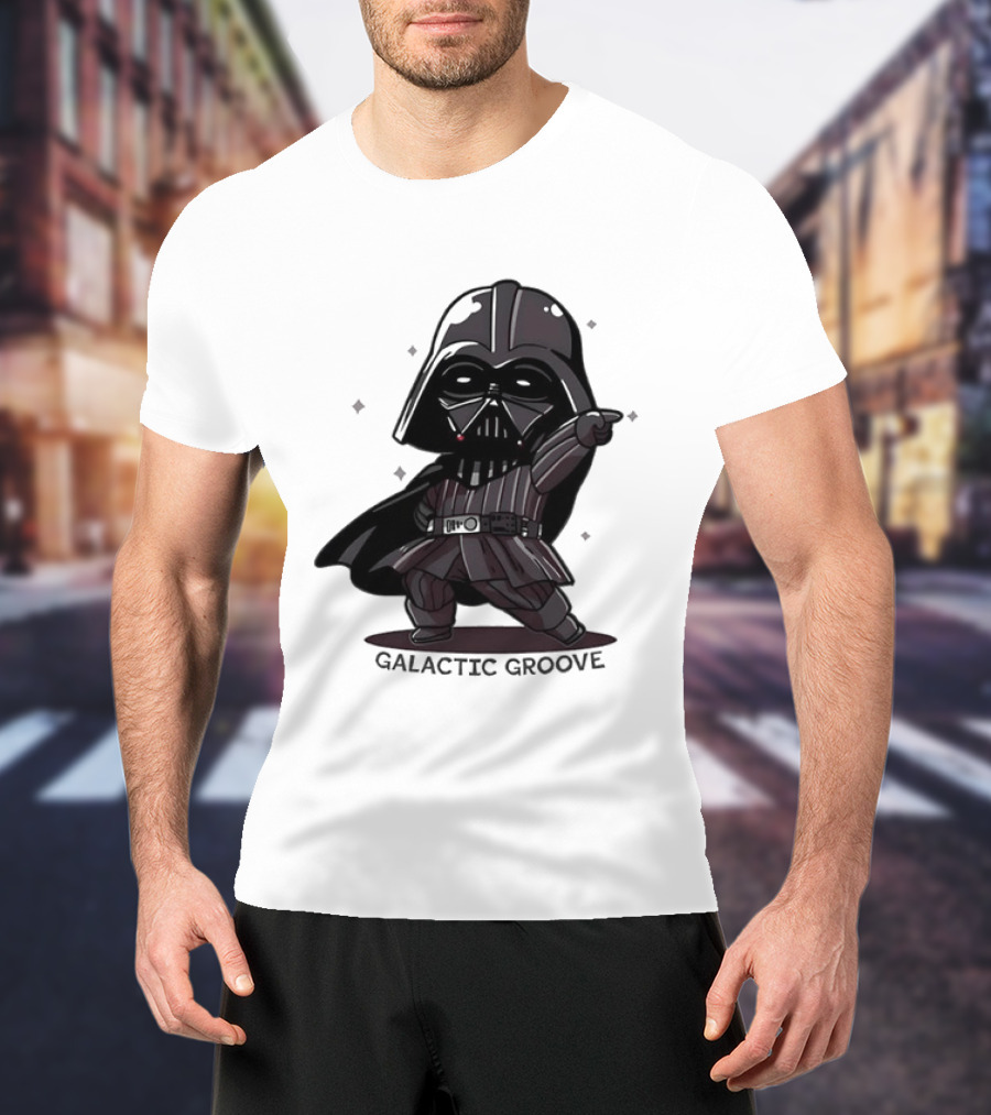 Star Wars Darth Vader Galactic Groove Chibi T-Shirt