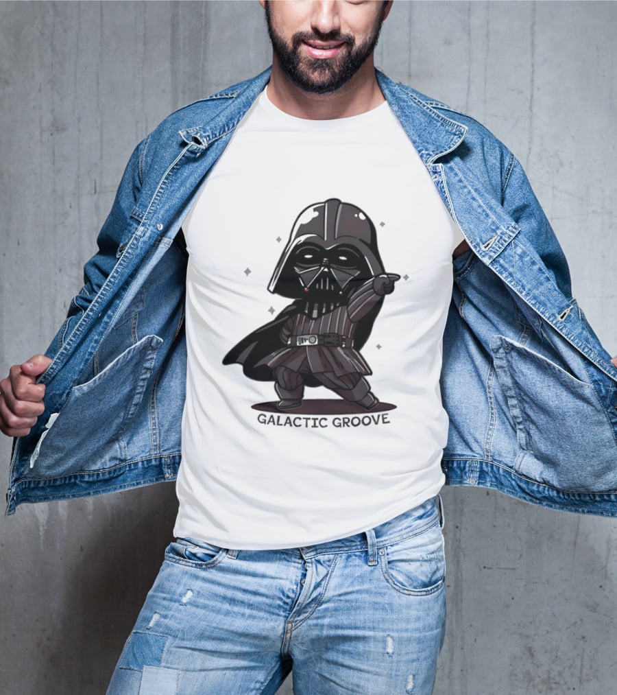 Star Wars Darth Vader Galactic Groove Chibi T-Shirt