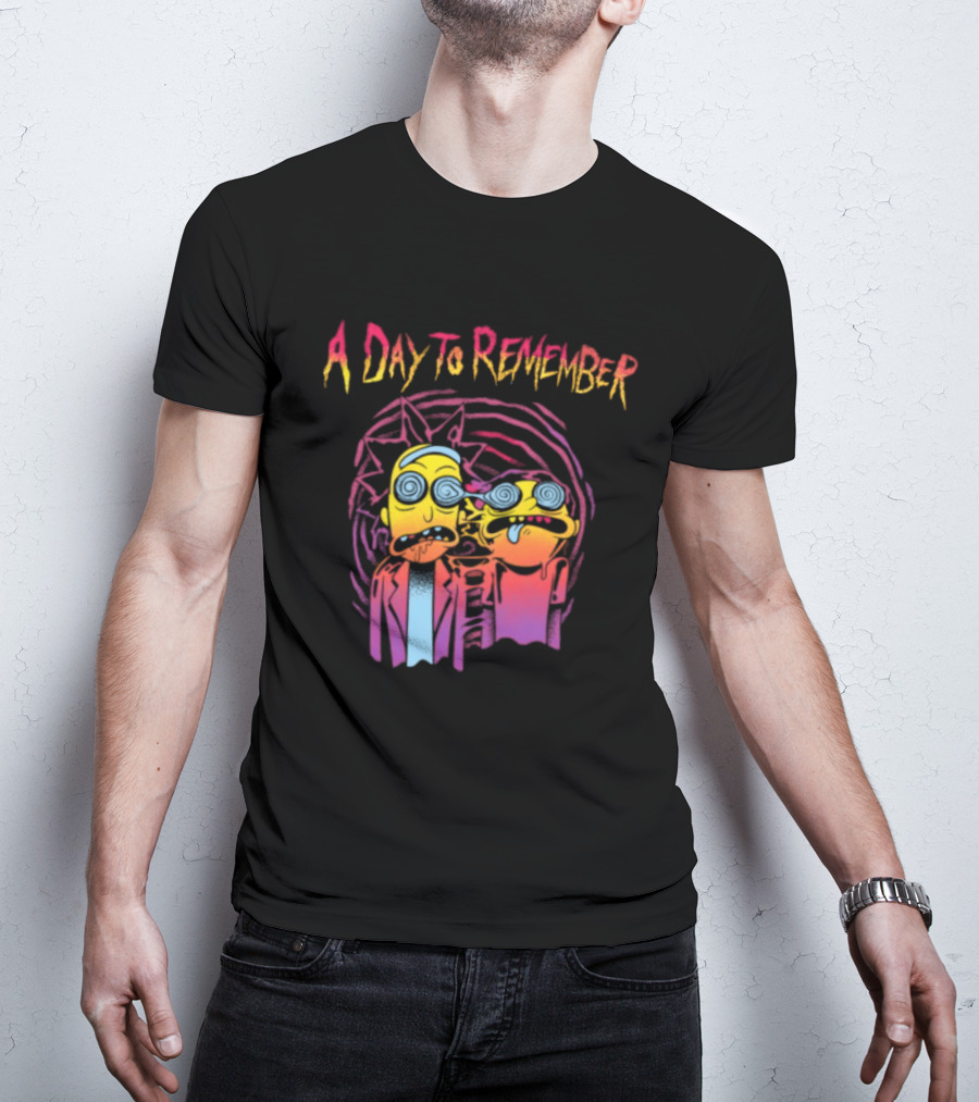 A Day To Remember Hypnotize Cartoon Characters Psychedelic T-Shirt