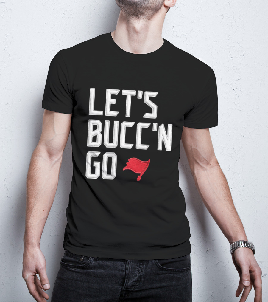 Let's Bucc'n Go Buccaneers Flag T-Shirt