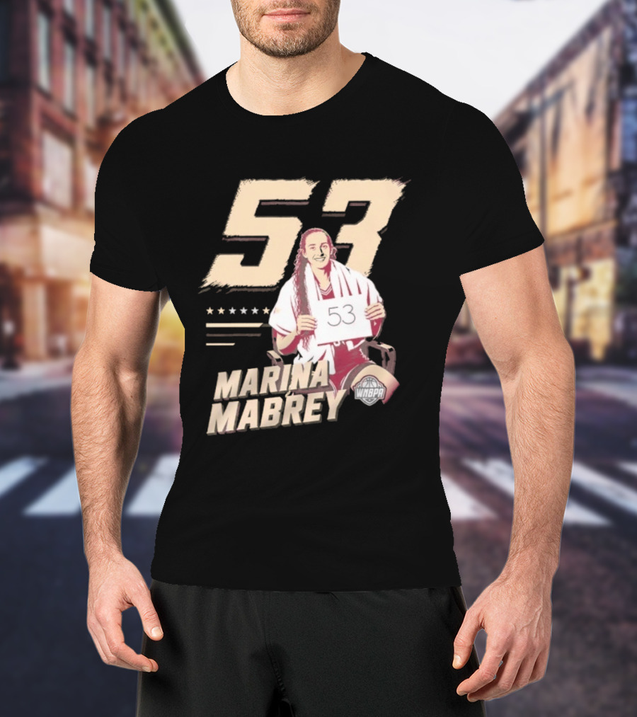 Marina Mabrey 53 Notre Dame Fighting Irish Basketball T-Shirt