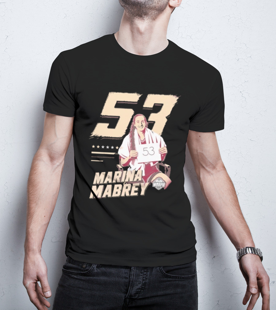 Marina Mabrey 53 Notre Dame Fighting Irish Basketball T-Shirt