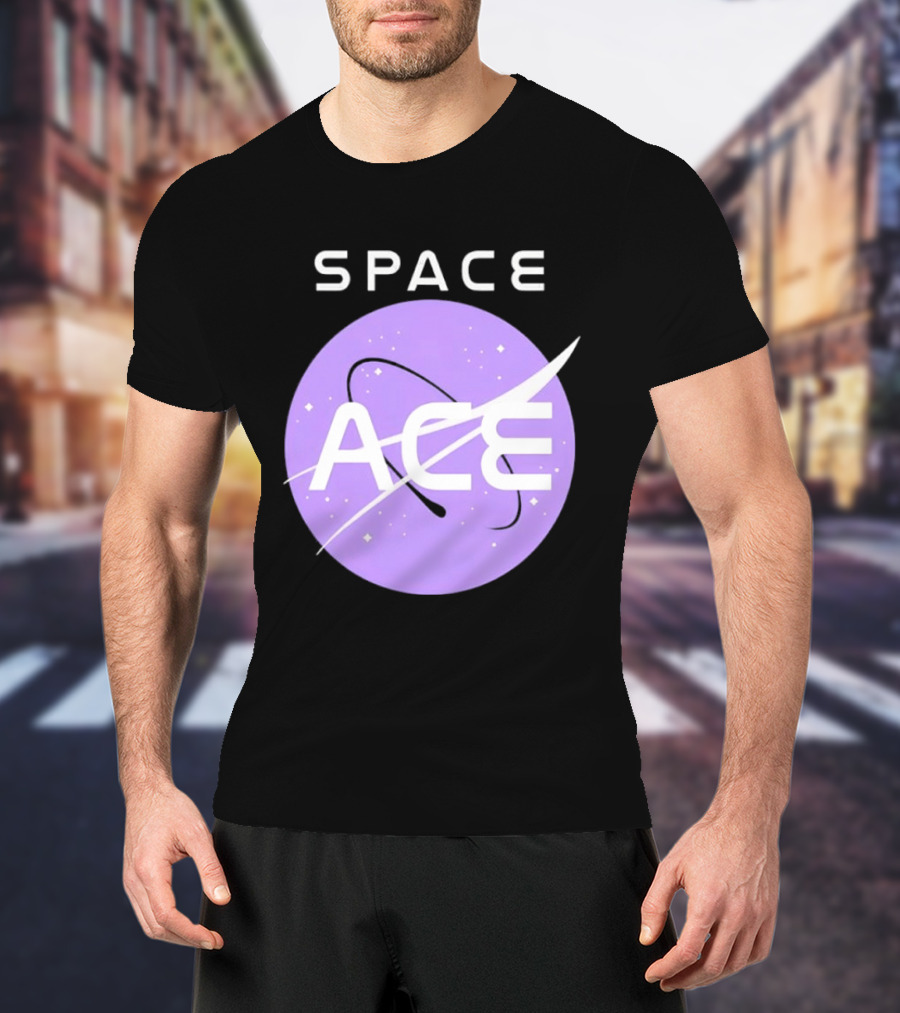 Space Ace NASA Astronomy Galaxy Iconic Insignia T-Shirt