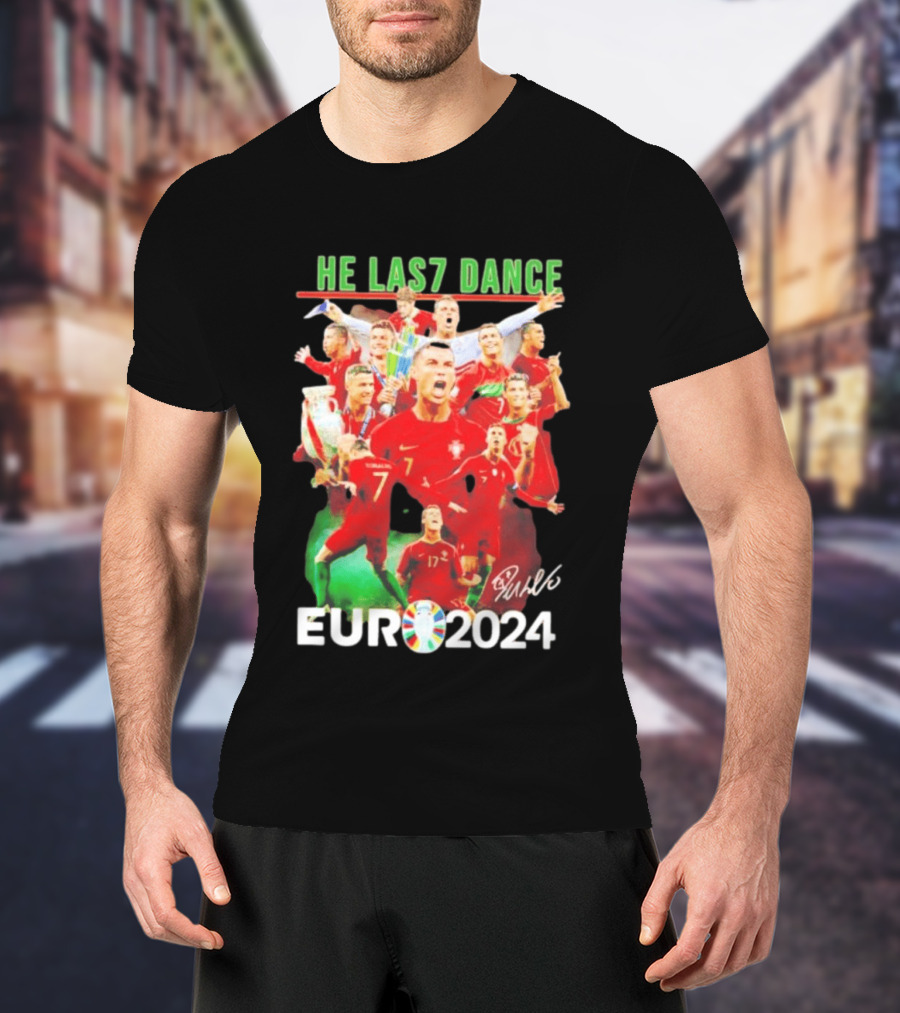 Cristiano Ronaldo He Las7 Dance Euro 2024 T-Shirt
