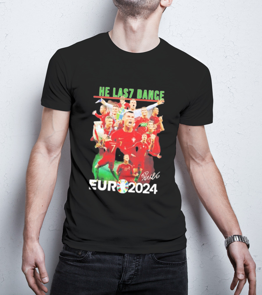 Cristiano Ronaldo He Las7 Dance Euro 2024 T-Shirt