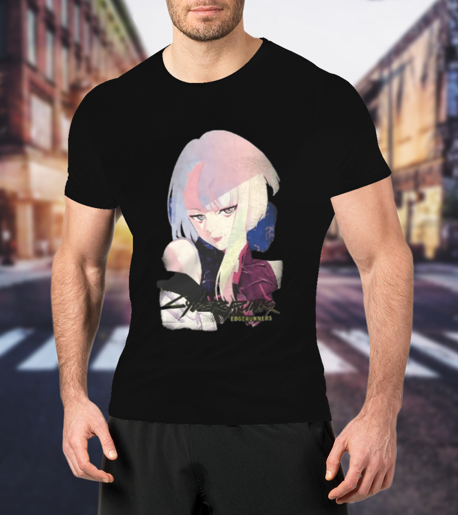 Cyberpunk Edgerunners Lucyna Kushinada Colorful Anime T-Shirt