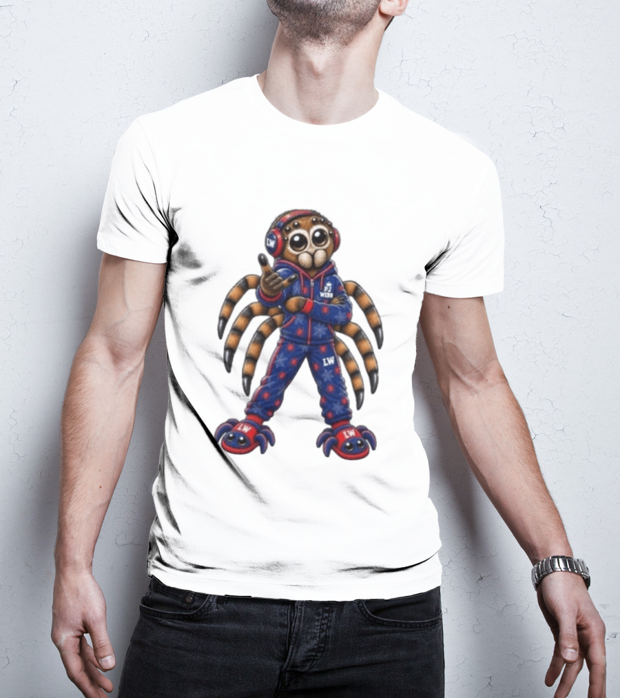 PJ Black Spidey PJ Webb LW Spider Character In Blue Red Outfit T-Shirt