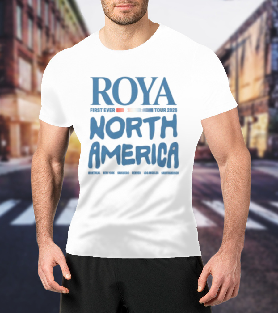 ROYA Store Tour North America 2026 T-Shirt