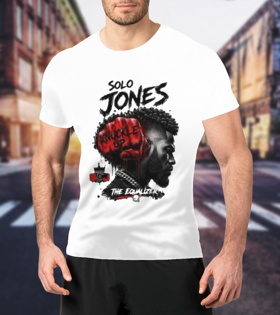 Solo Jones Knuckle Up The Equalizer Red Fist T-Shirt