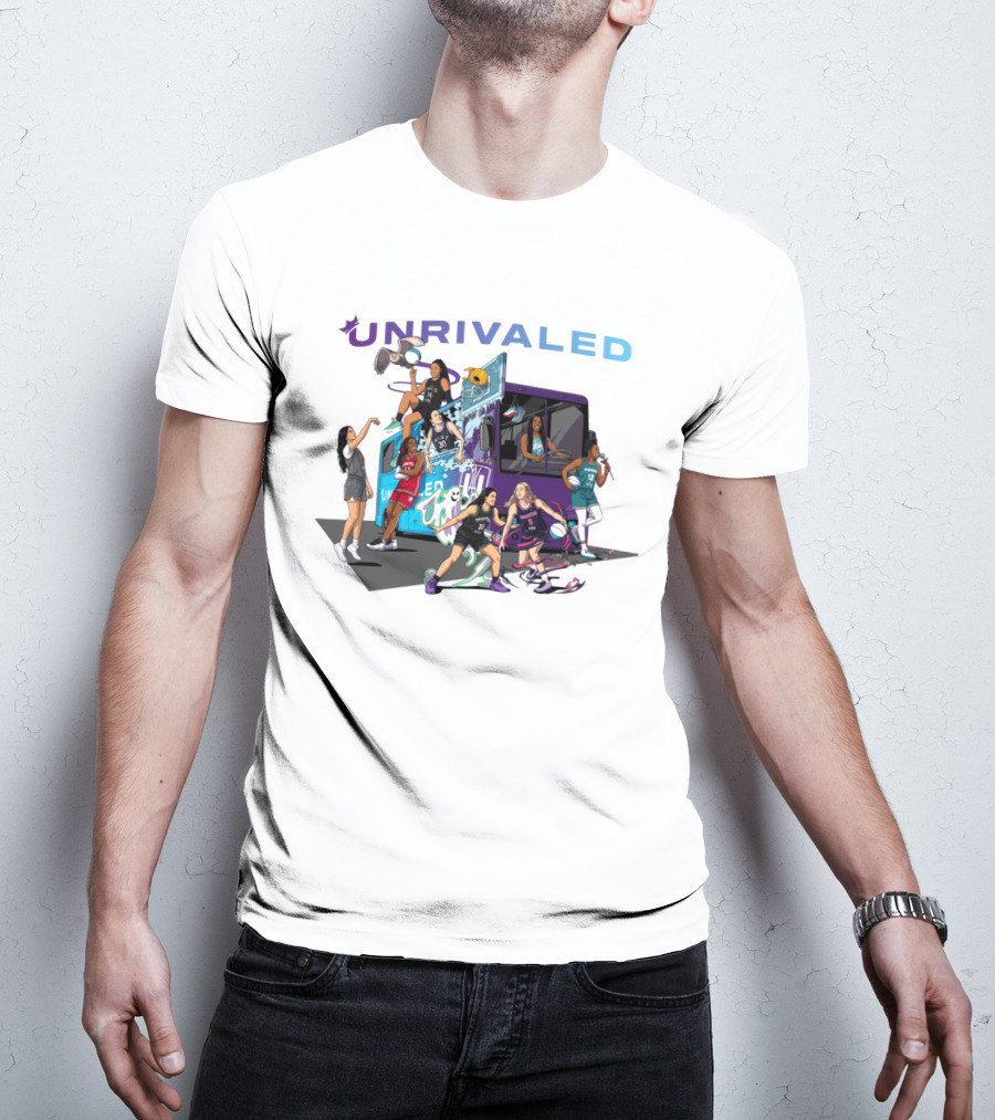 Unrivaled Season 3 Women's Bus Tour Players Uniform Basketball Team T-Shirt