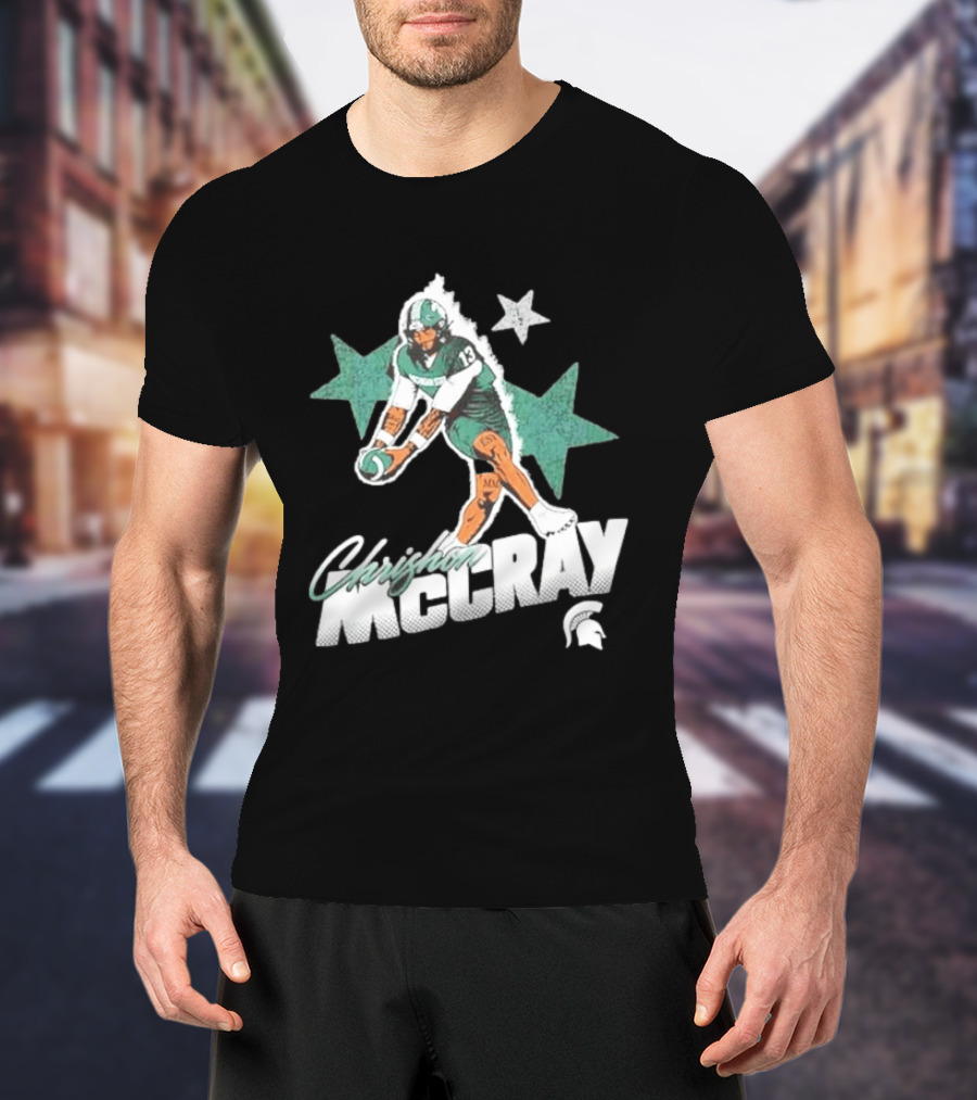 Chrishon McCray Stars Michigan State Spartans Football T-Shirt