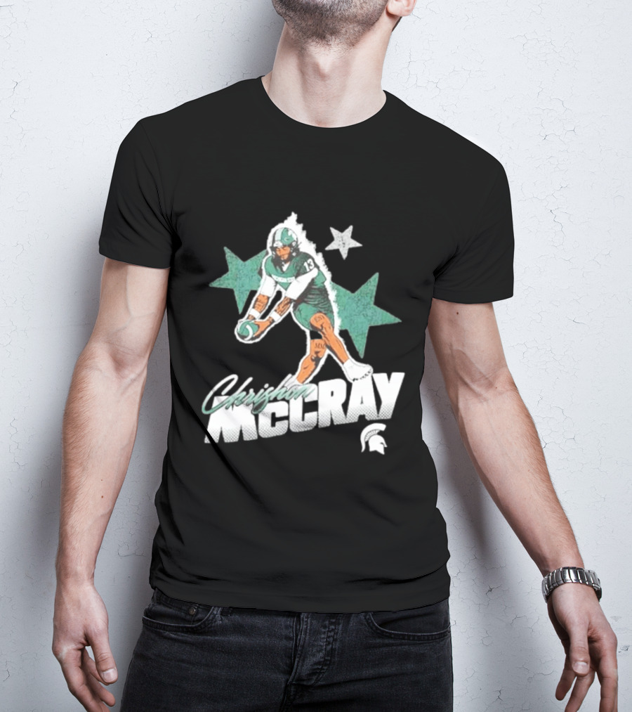 Chrishon McCray Stars Michigan State Spartans Football T-Shirt