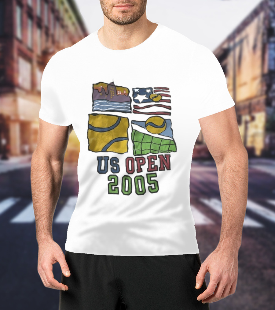 US Open 2005 Tennis Tournament Grand Slam T-Shirt